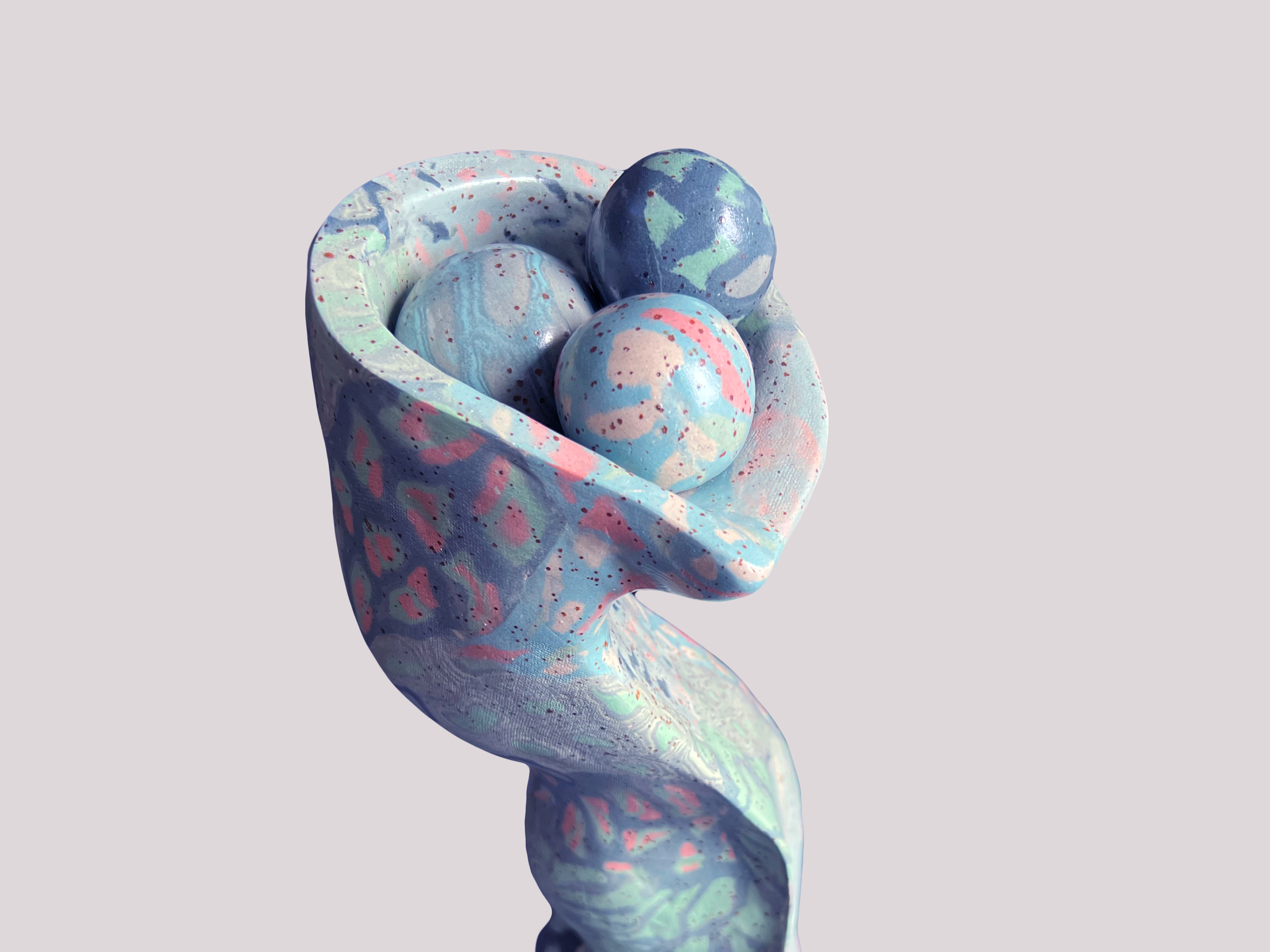 Bildet av skulptur i leire