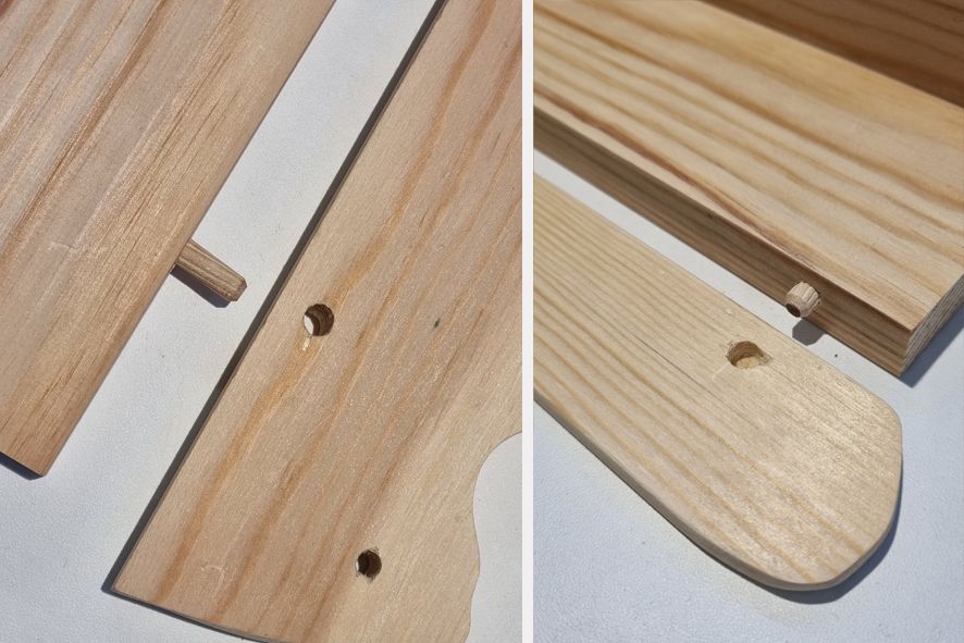 skjult og synlig tapp