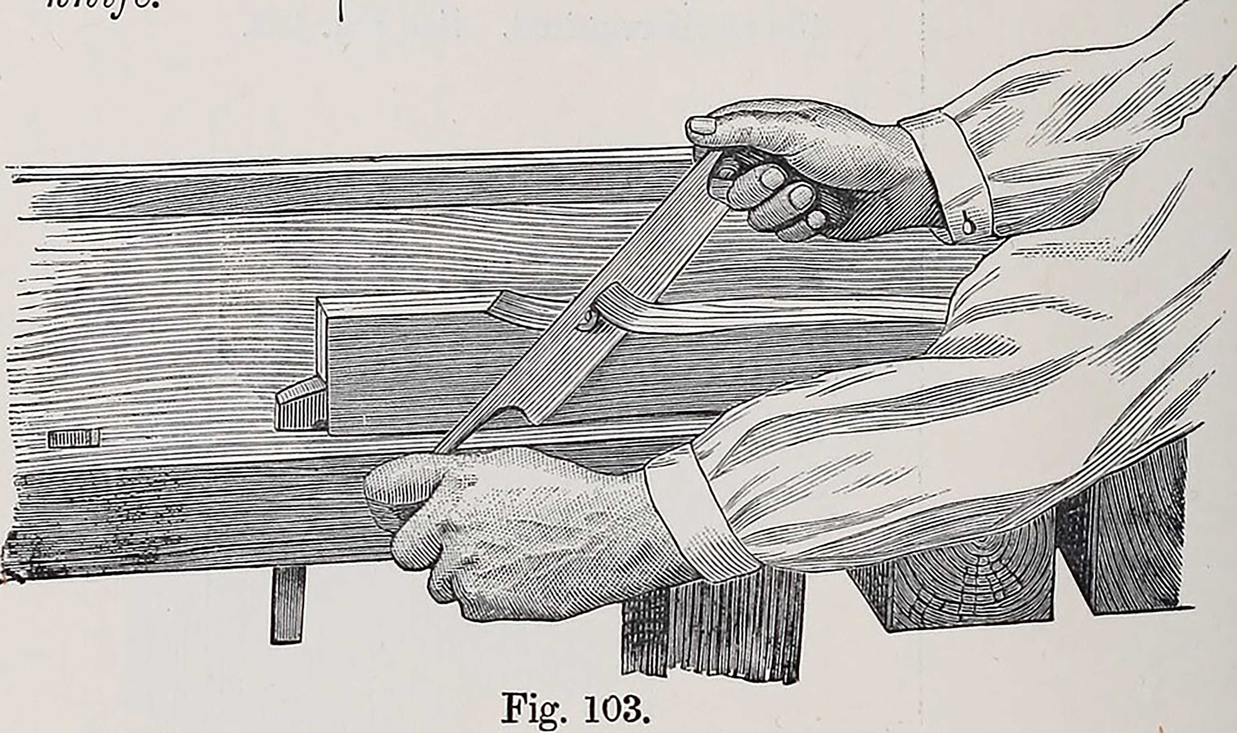 Illustrasjon fra Otto Salomons bok: Teacher’s handbook of Slöjd fra 1892.