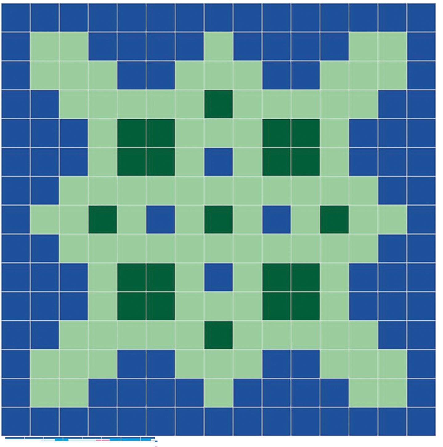 Mønster til gryteunderlag. 