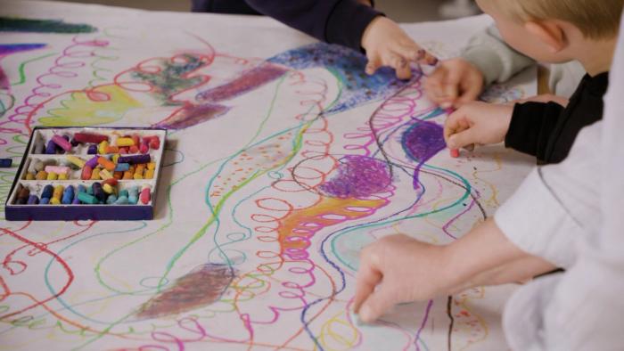 tegneglede, tegneløftet, barn som tegner