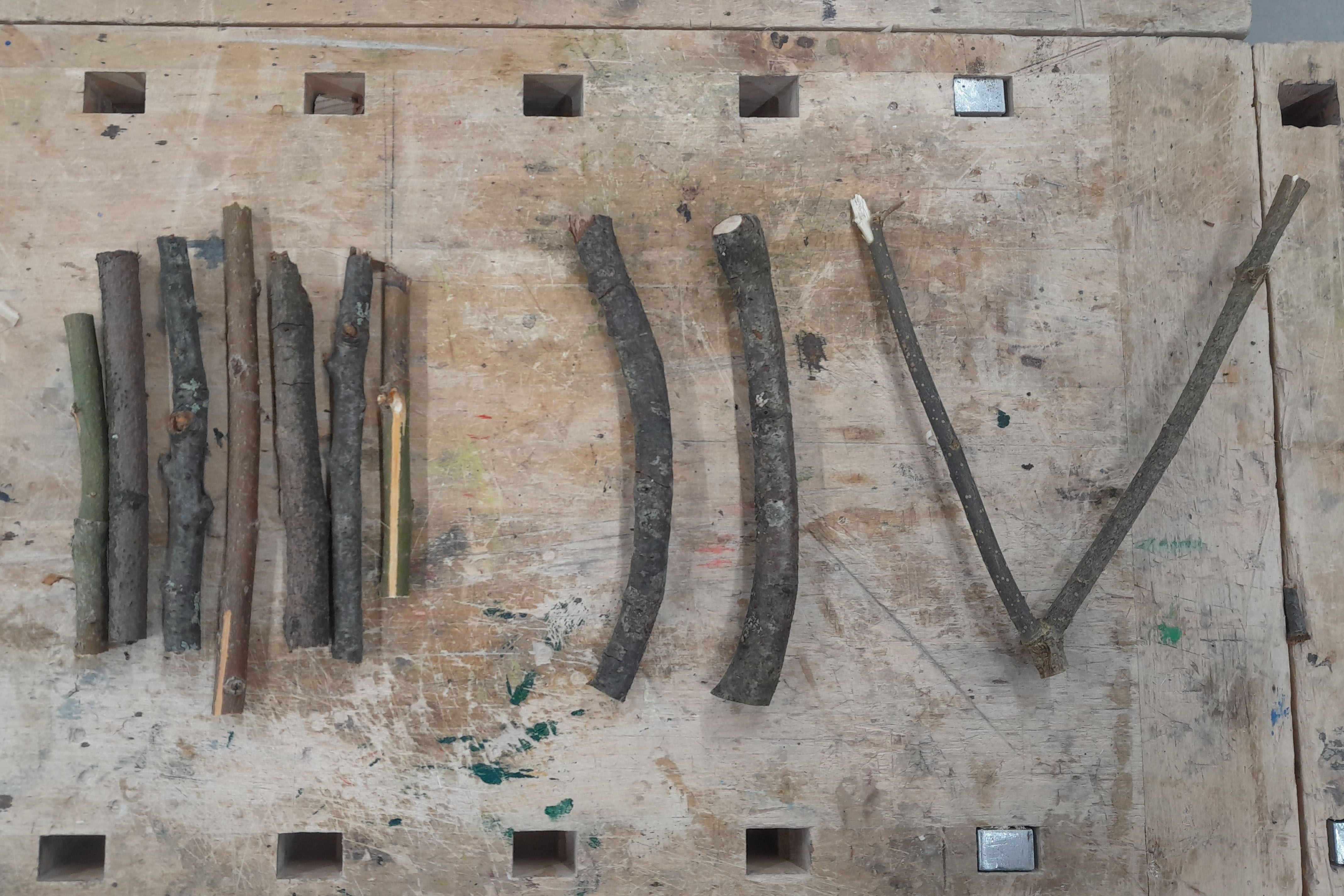 pinner i bokstavformer