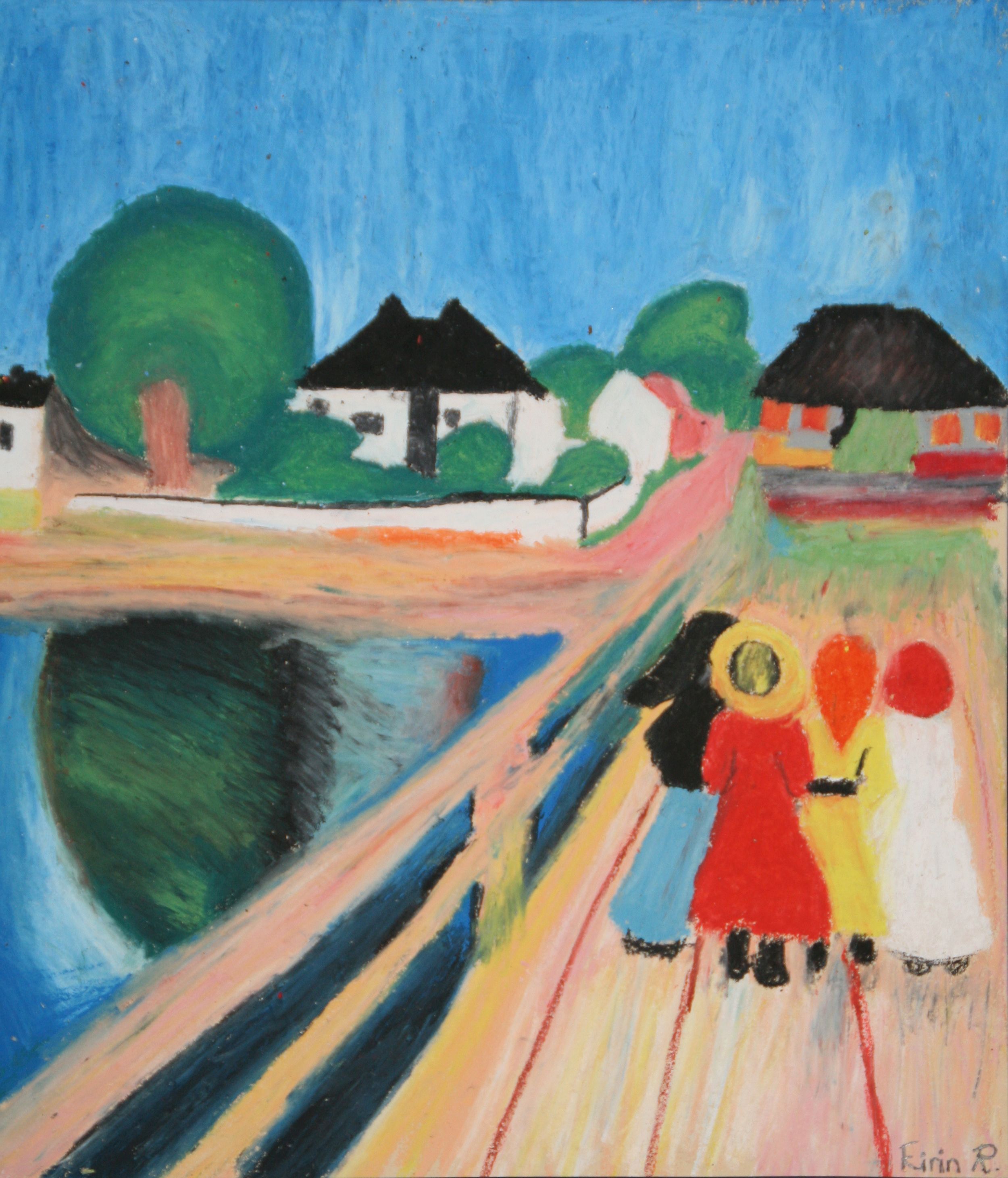 bilde inspirert av Munch