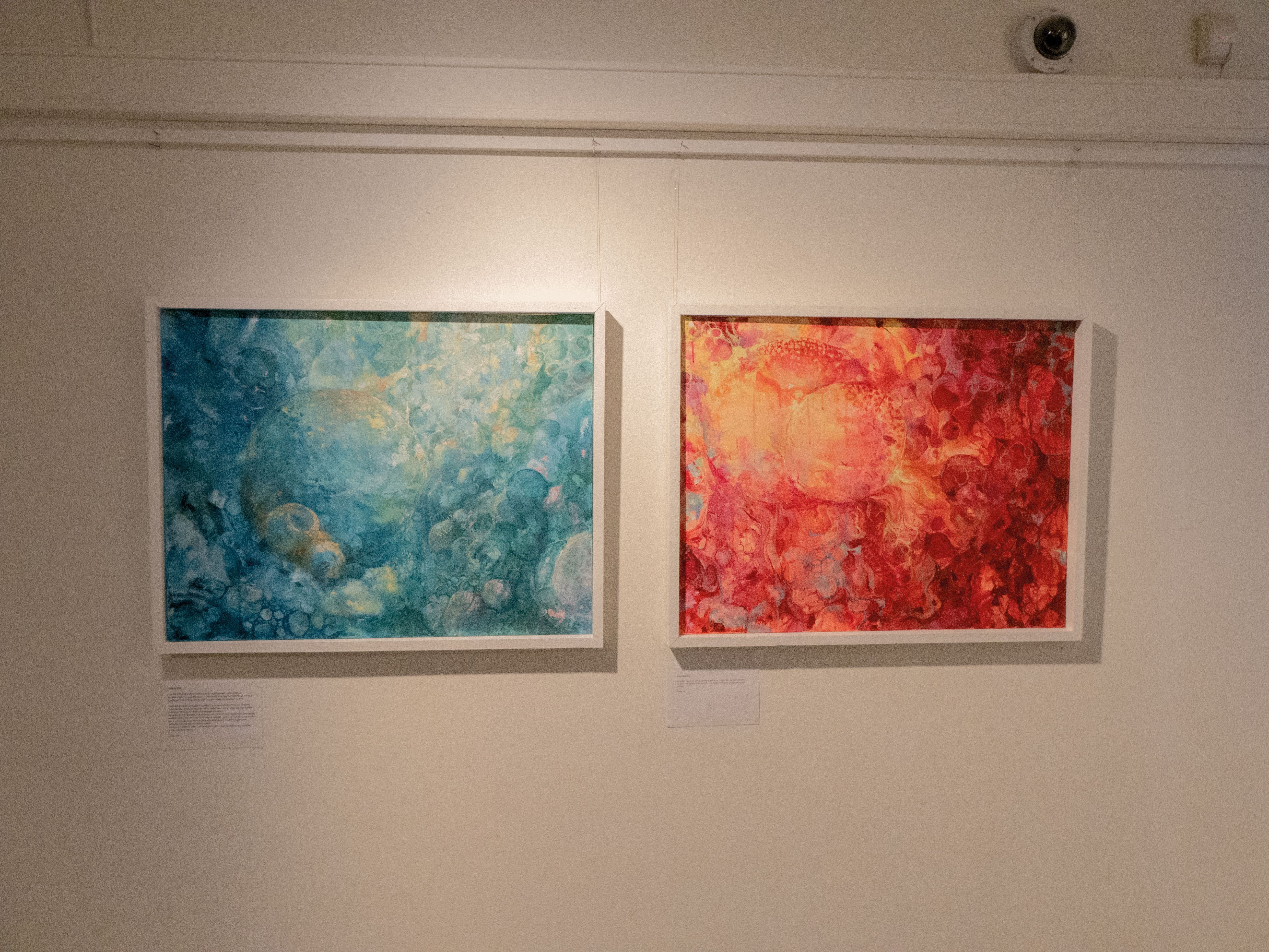 abstrakt kunst av elev