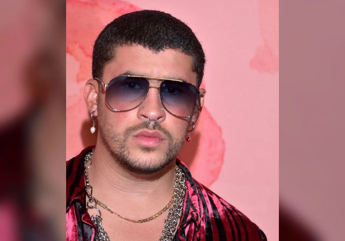 Puerto Rican Reggaeton artist Bad Bunny photographed in Los Angeles in 2019