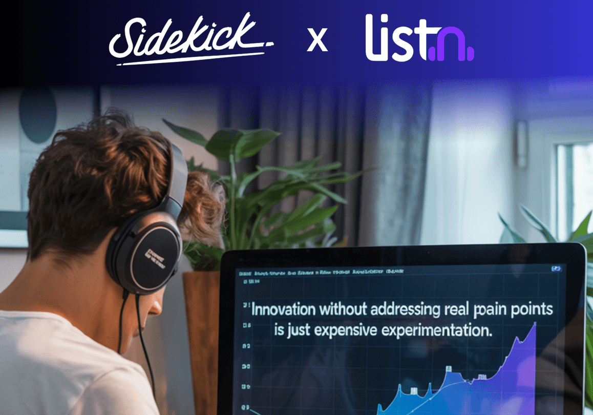 99 % of music pros still tackle innovation backwards. — LISTN