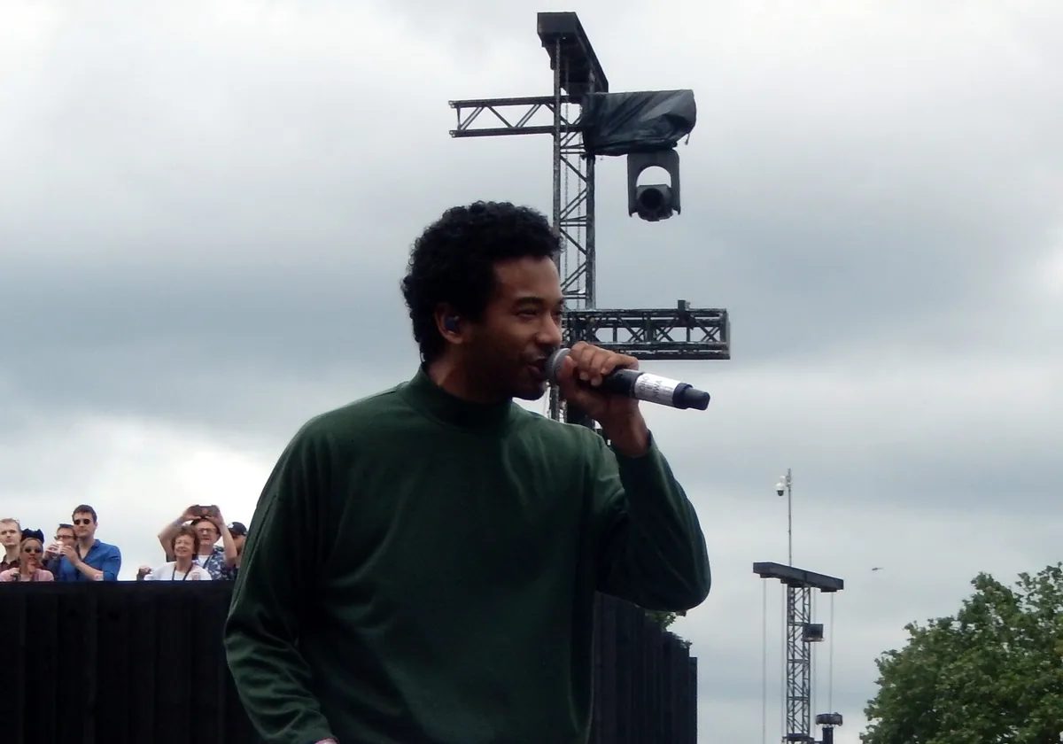 Toro y Moi performing at All Points East Festival in London