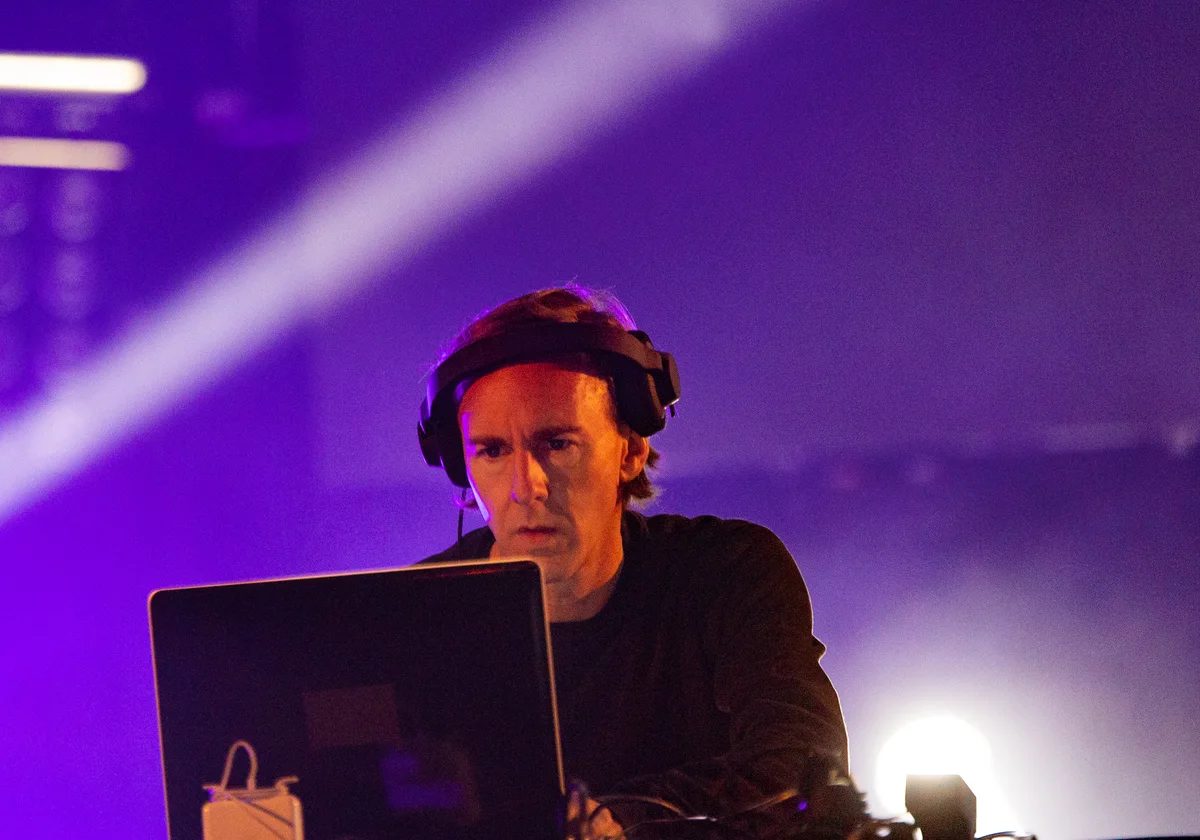 Richie Hawtin performing at SonneMondSterne in 2018