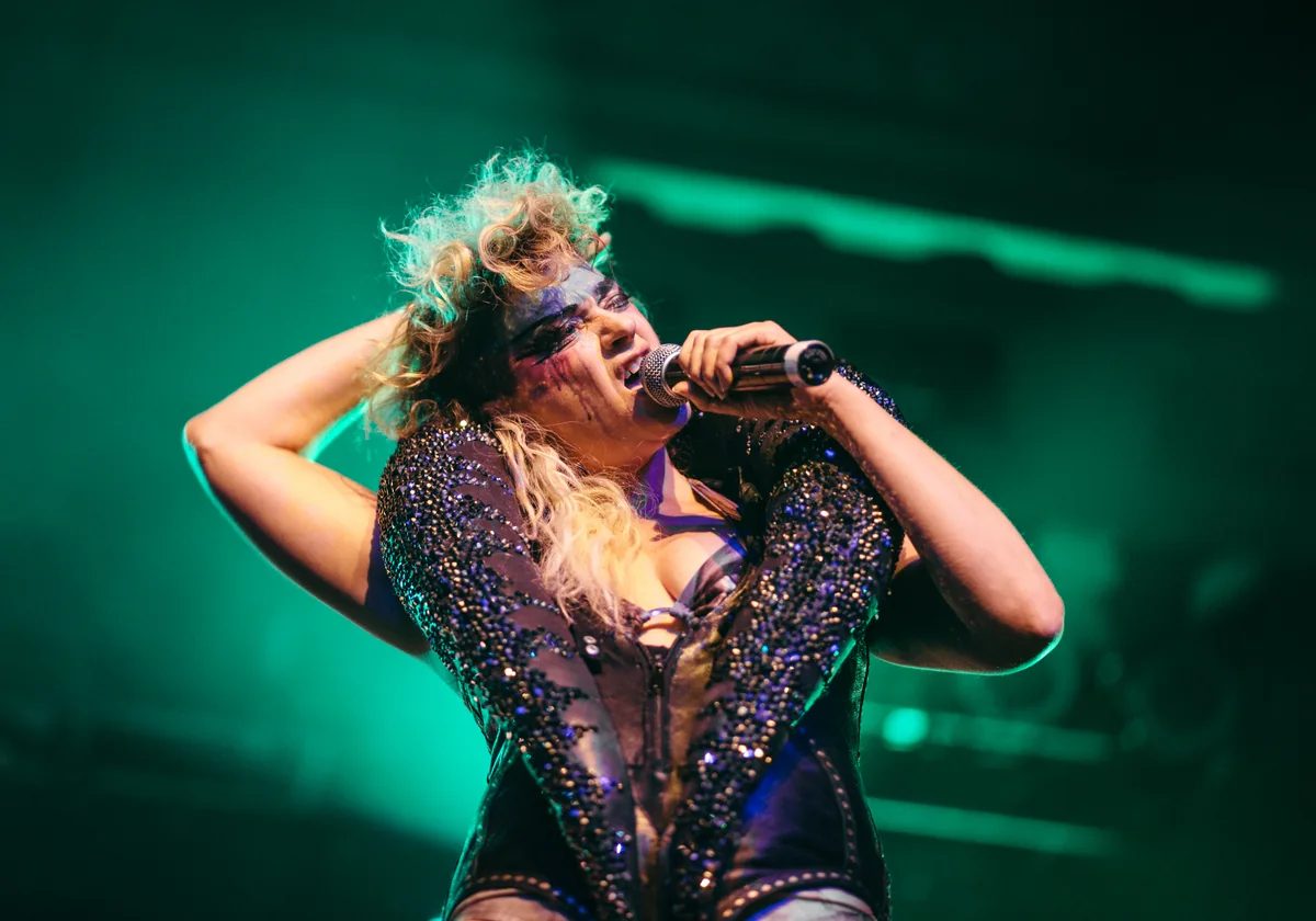 Peaches performing at Sled Island in Calgary in June 2016
