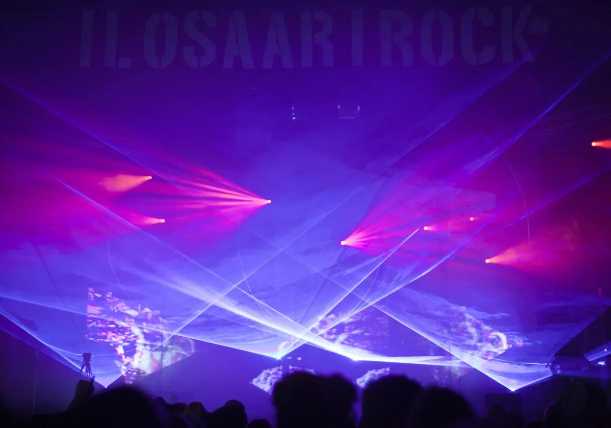 Aphex Twin performing at Ilosaarirock 2011