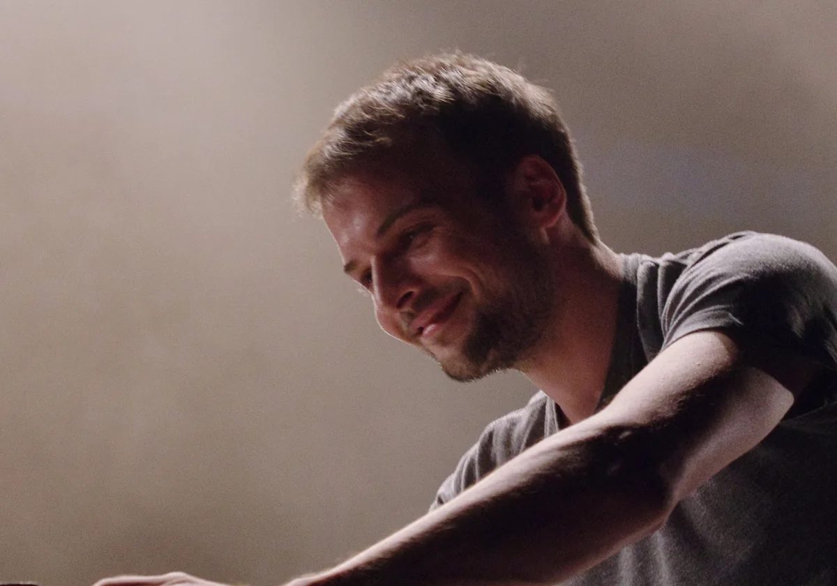 Nils Frahm performing at the piano during Traumzeit Festival
