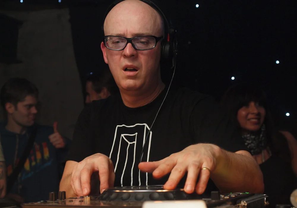 Stephan Bodzin performing in Magdeburg in December 2009, photographed by Tim / Zeitfixierer
