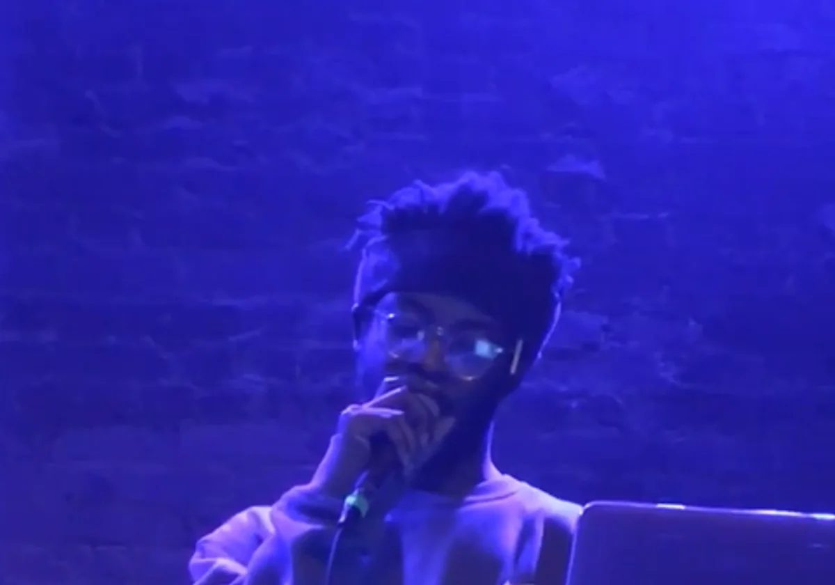 Knxwledge performing live at The Hi Hat in Los Angeles