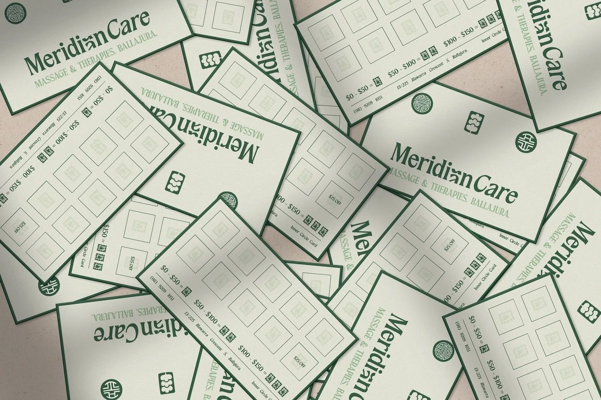 Meridian Care business cards