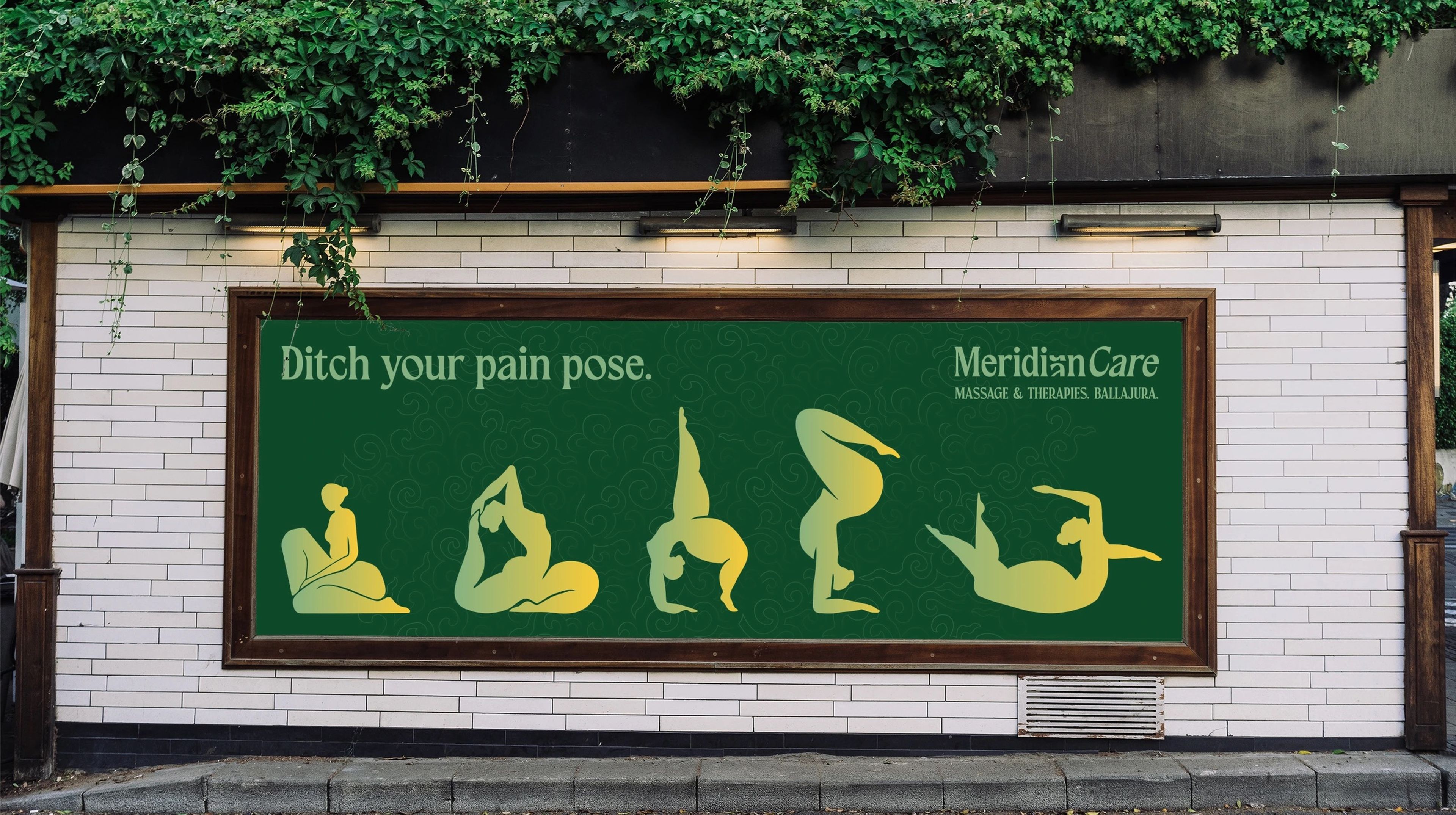 Billboard — ‘Ditch your pain pose’