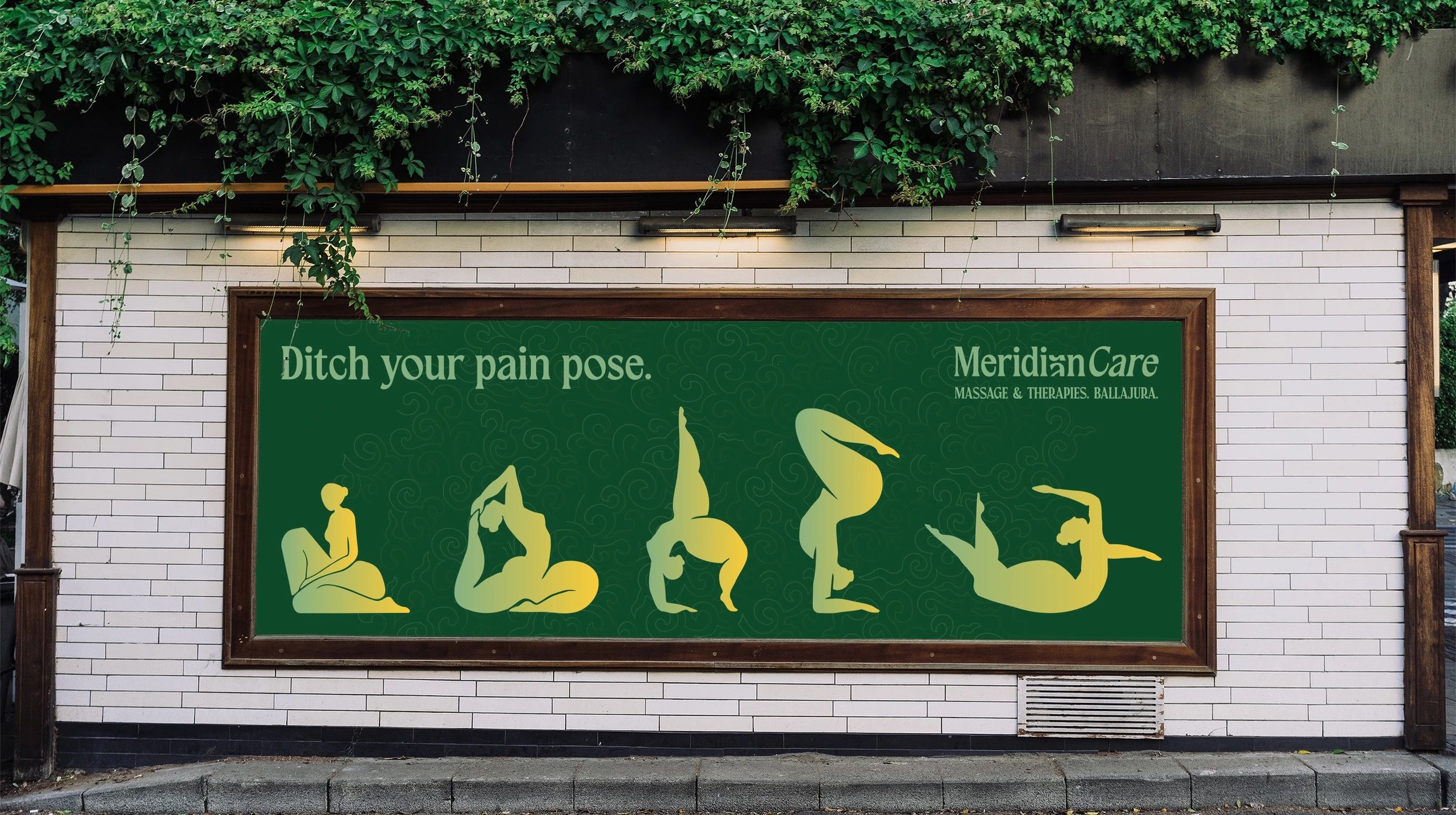 Billboard — ‘Ditch your pain pose’