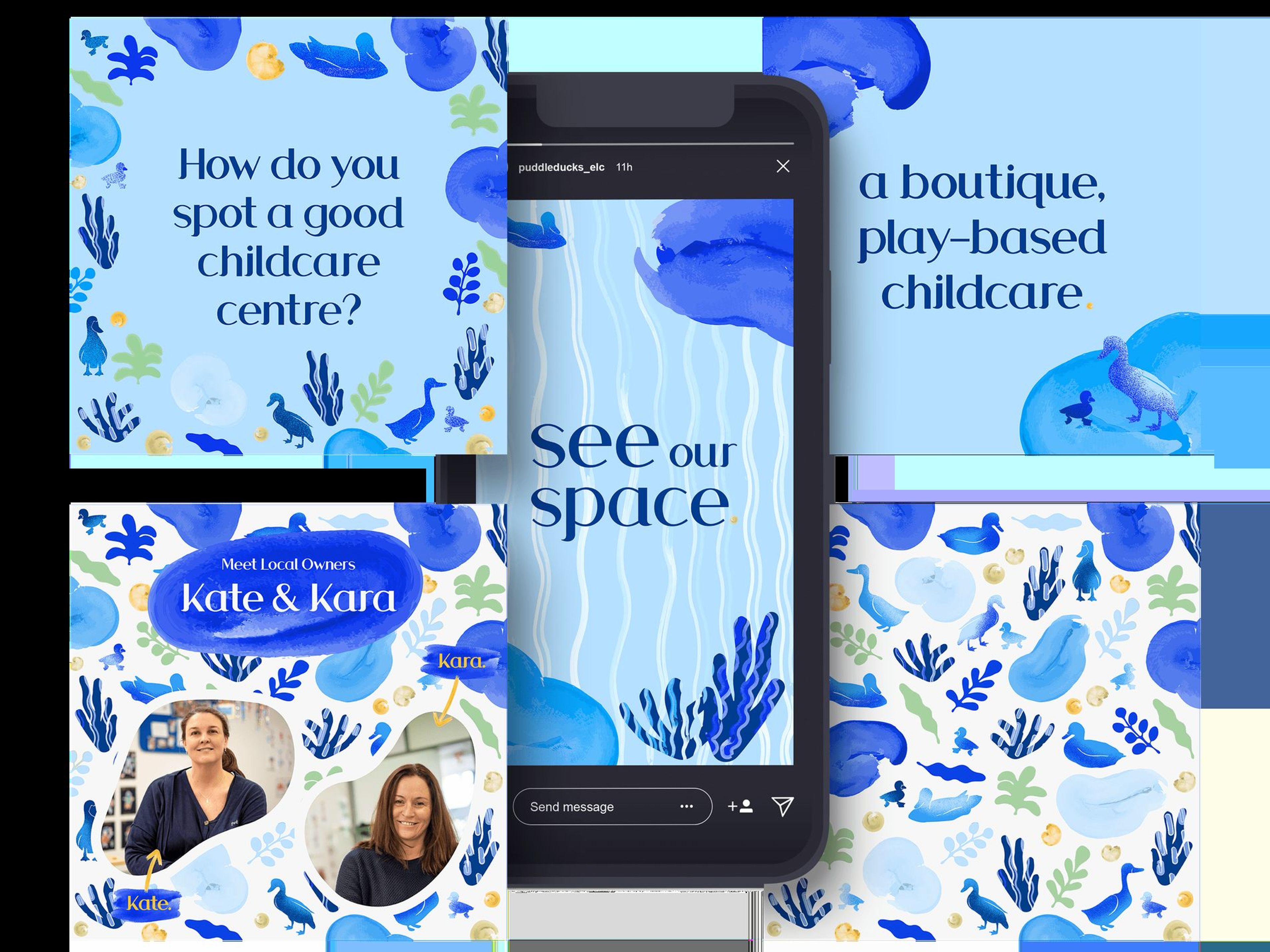 Social campaign and phone mockup — ‘see our space’