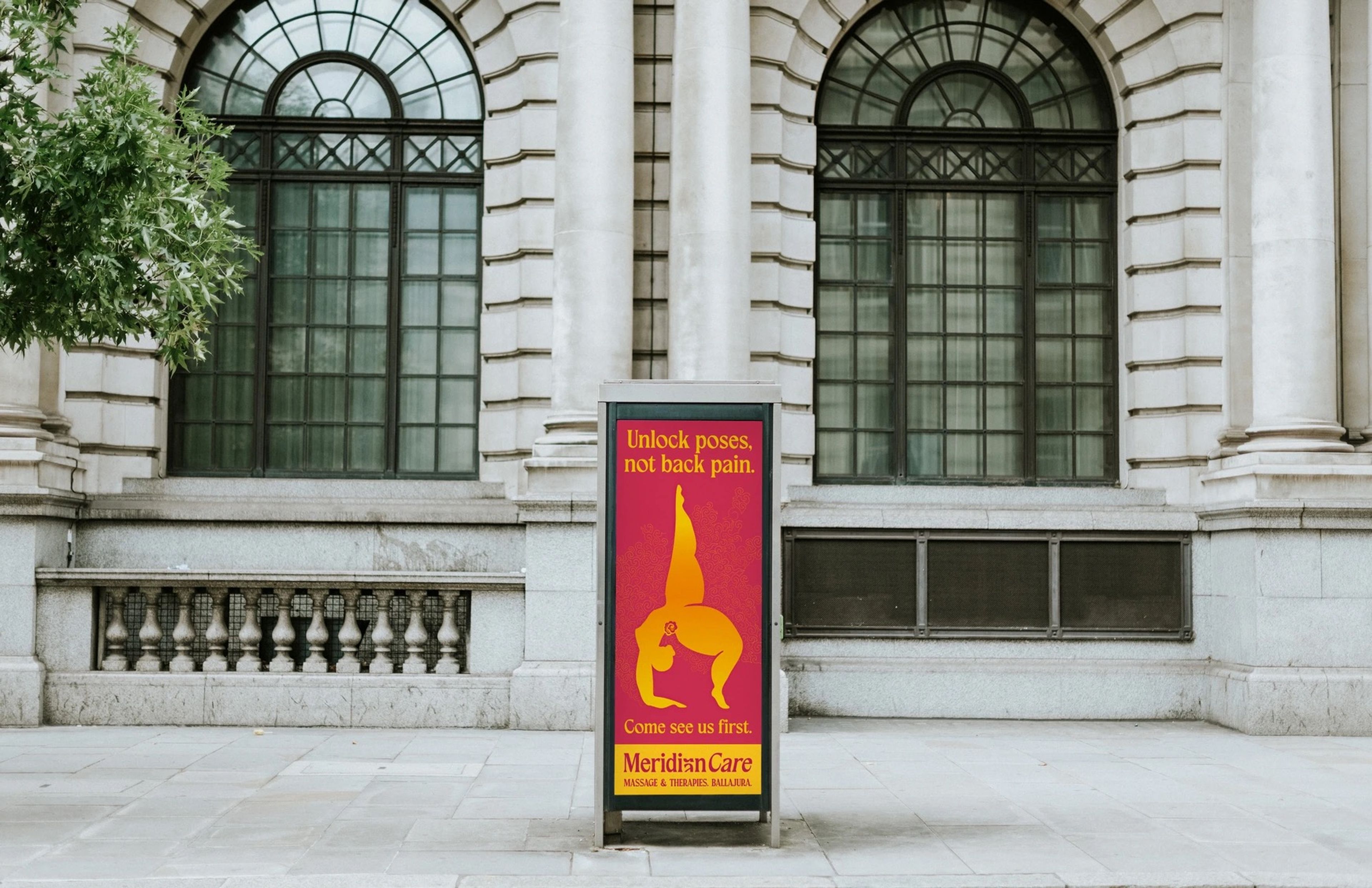 A-frame pavement sign