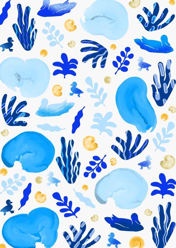 Puddleducks watercolour pattern