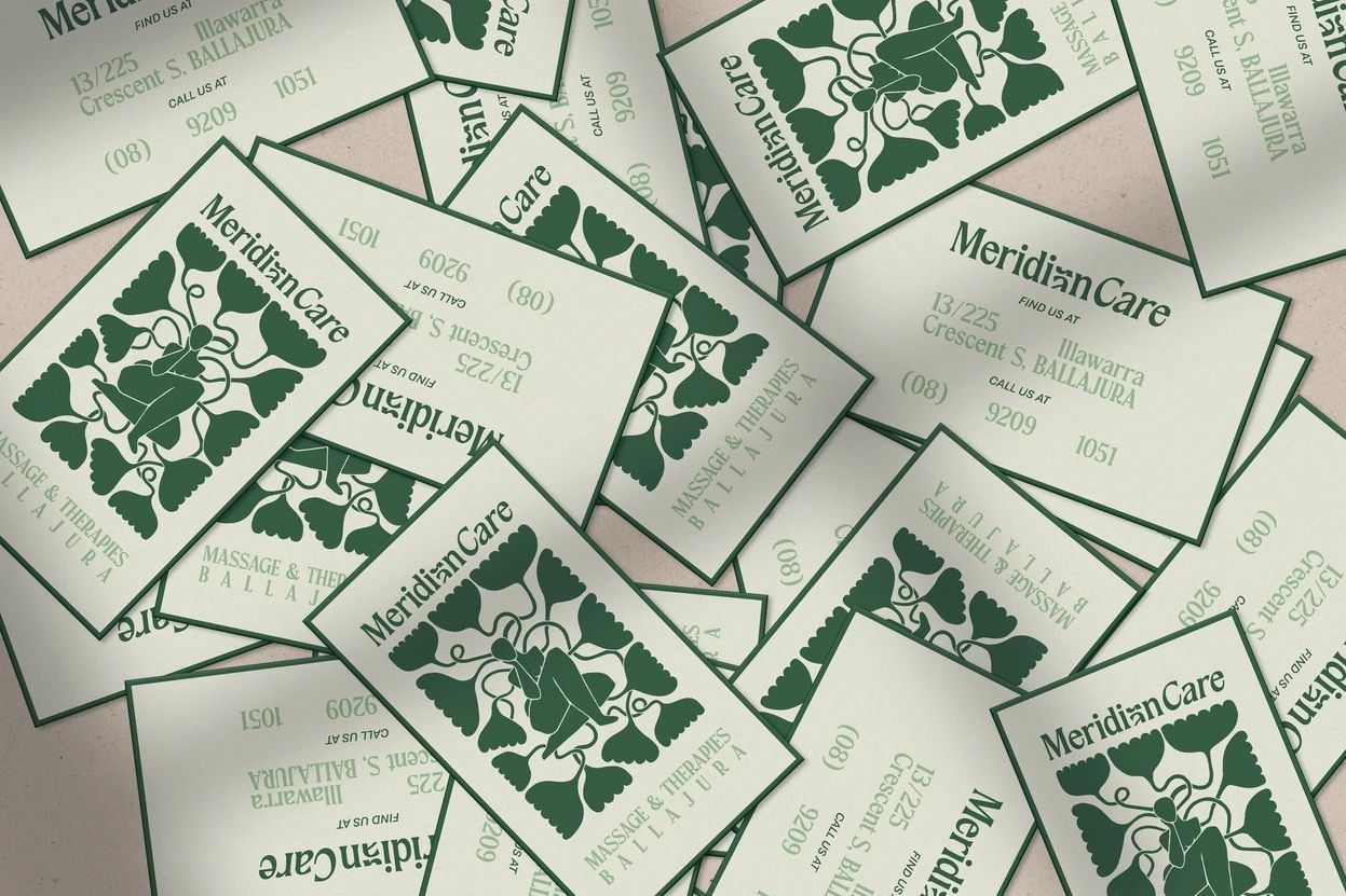 Meridian Care business cards