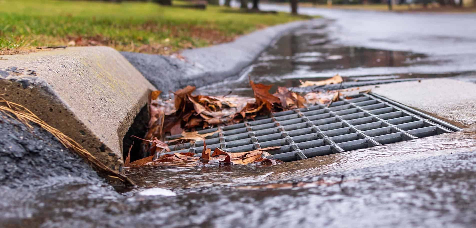 Municipal stormwater collection drain