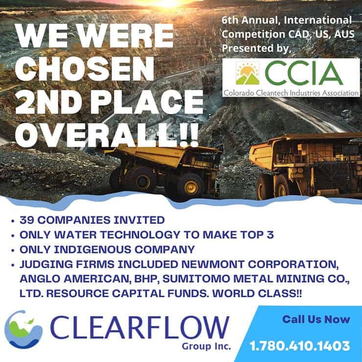 Clearflow Water Treatment CleanTech Mining