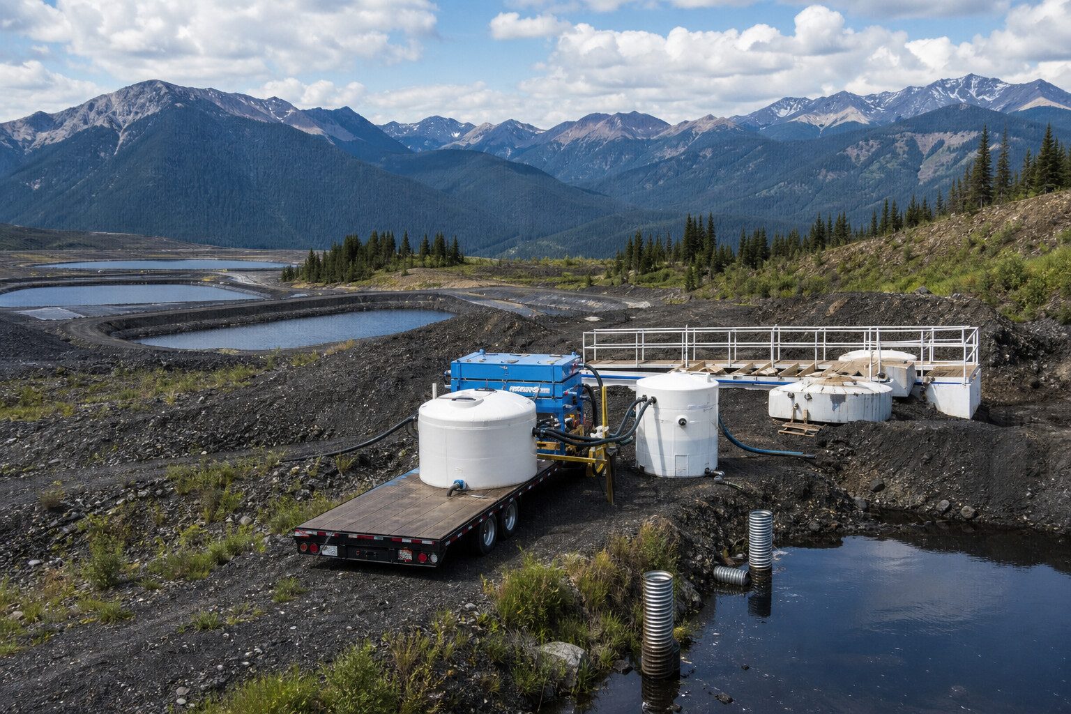 WATER TREATMENT METALLURGIC COAL MINE