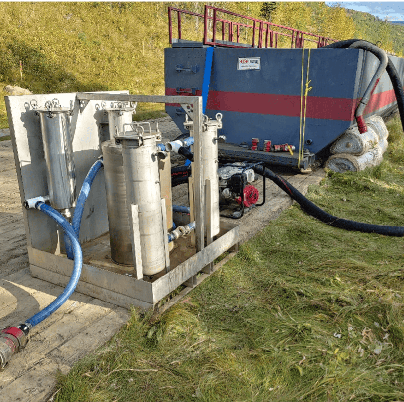 GEL FLOCCULANT WATER TREATMENT: LEDCOR HIGHWAYS