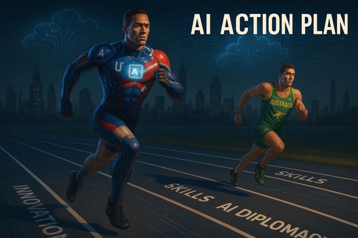 Australia and AI action plan graphic