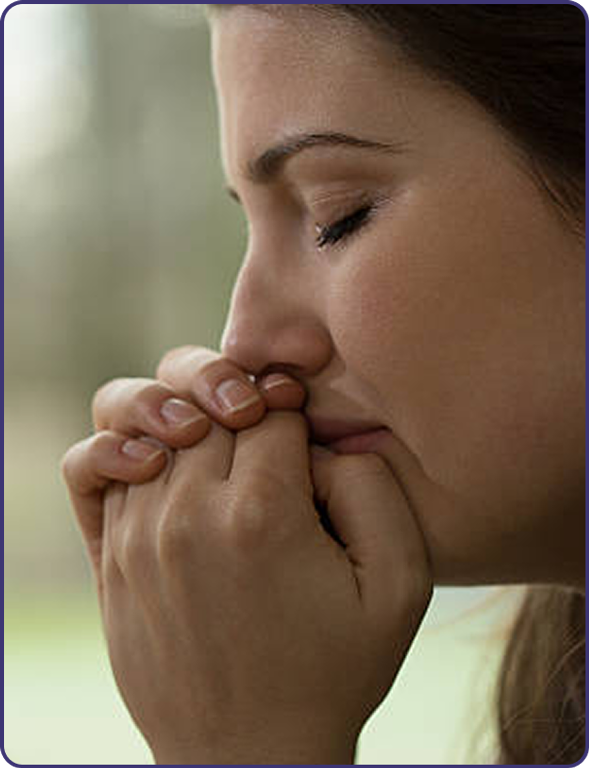 Person praying