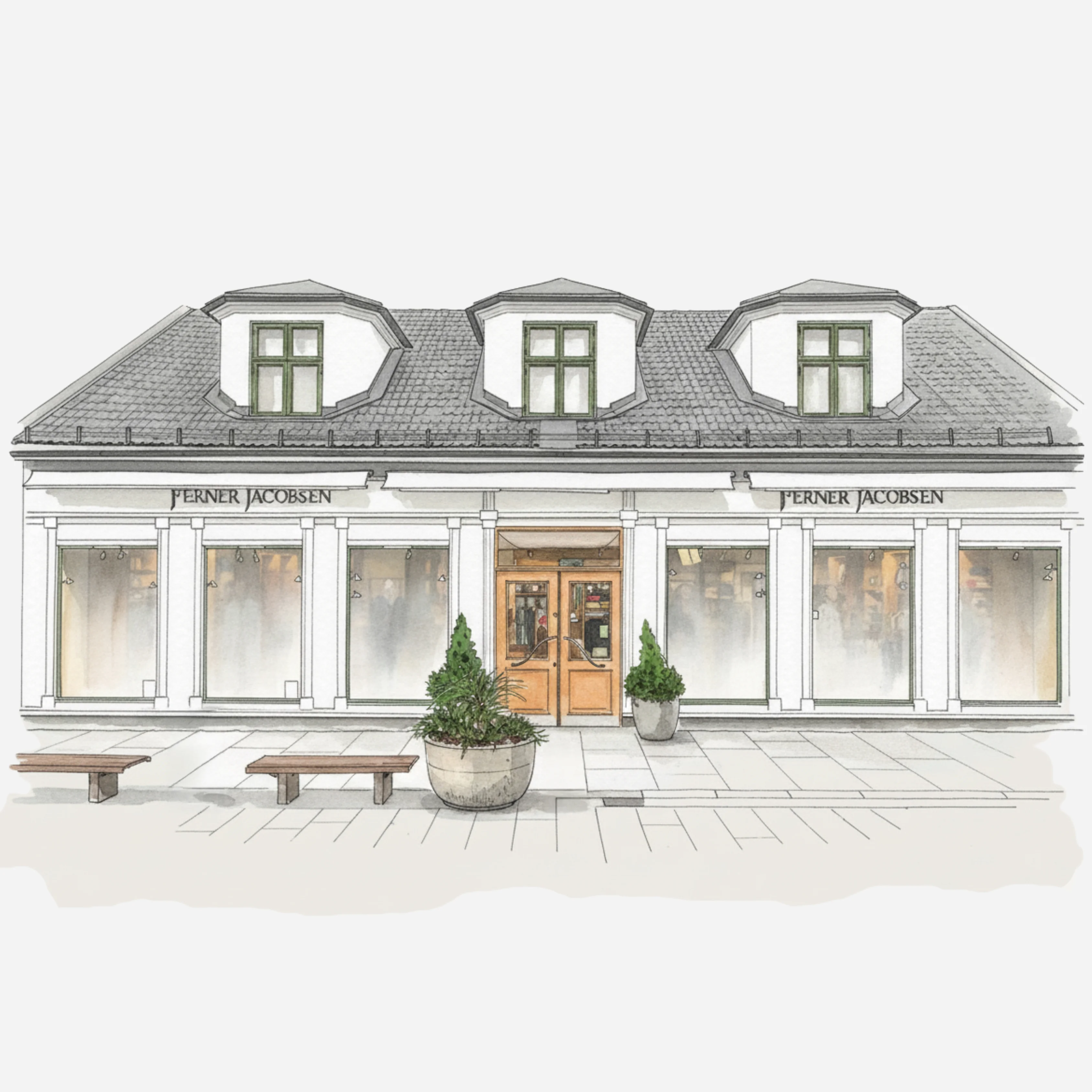 Inngang til Fredrikstad-butikken