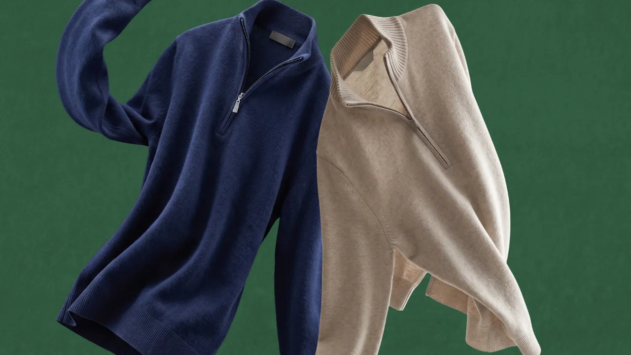 Half-zip genser 4 tips