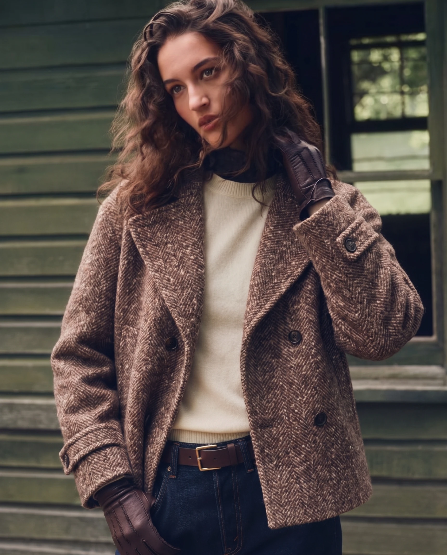 Herno Baby Alpaca And Wool-blend Peacoat - Dark Chocolate