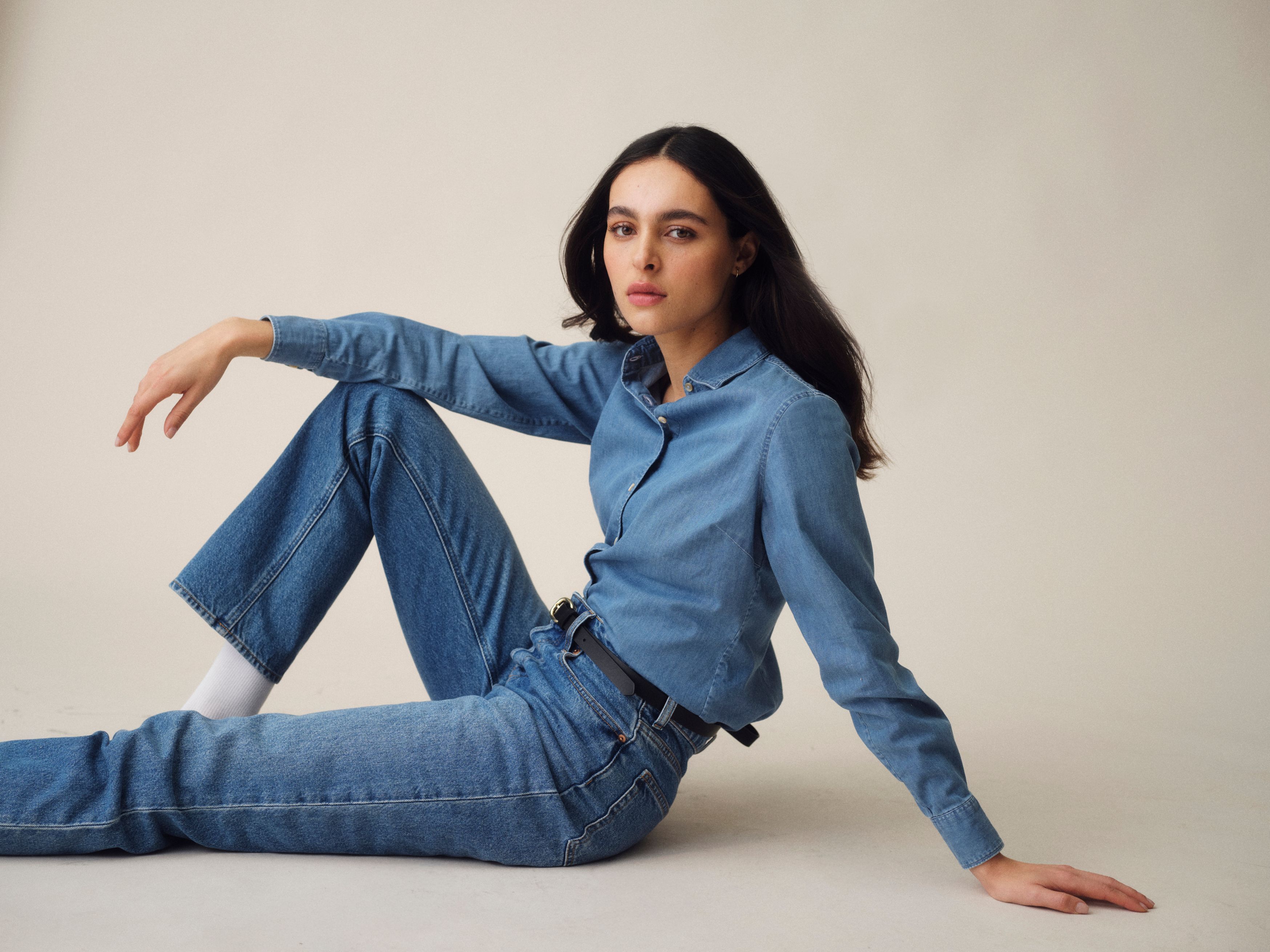 Jeanerica Flare-bukse til dame