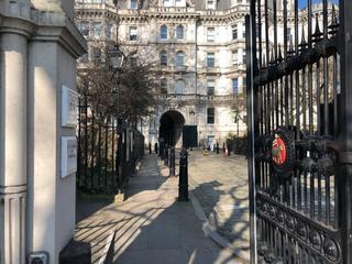 Entrance to Middle Temple Lane on the Embankment