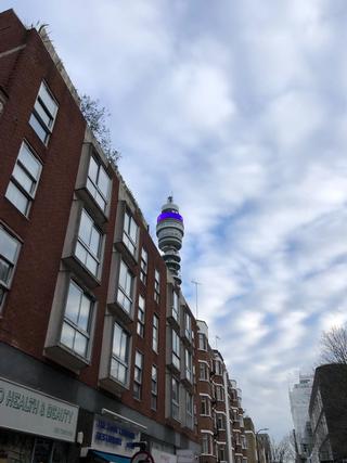 Post Office Tower from Cleveland Street