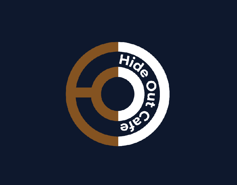 Hide Out Café Branding cover