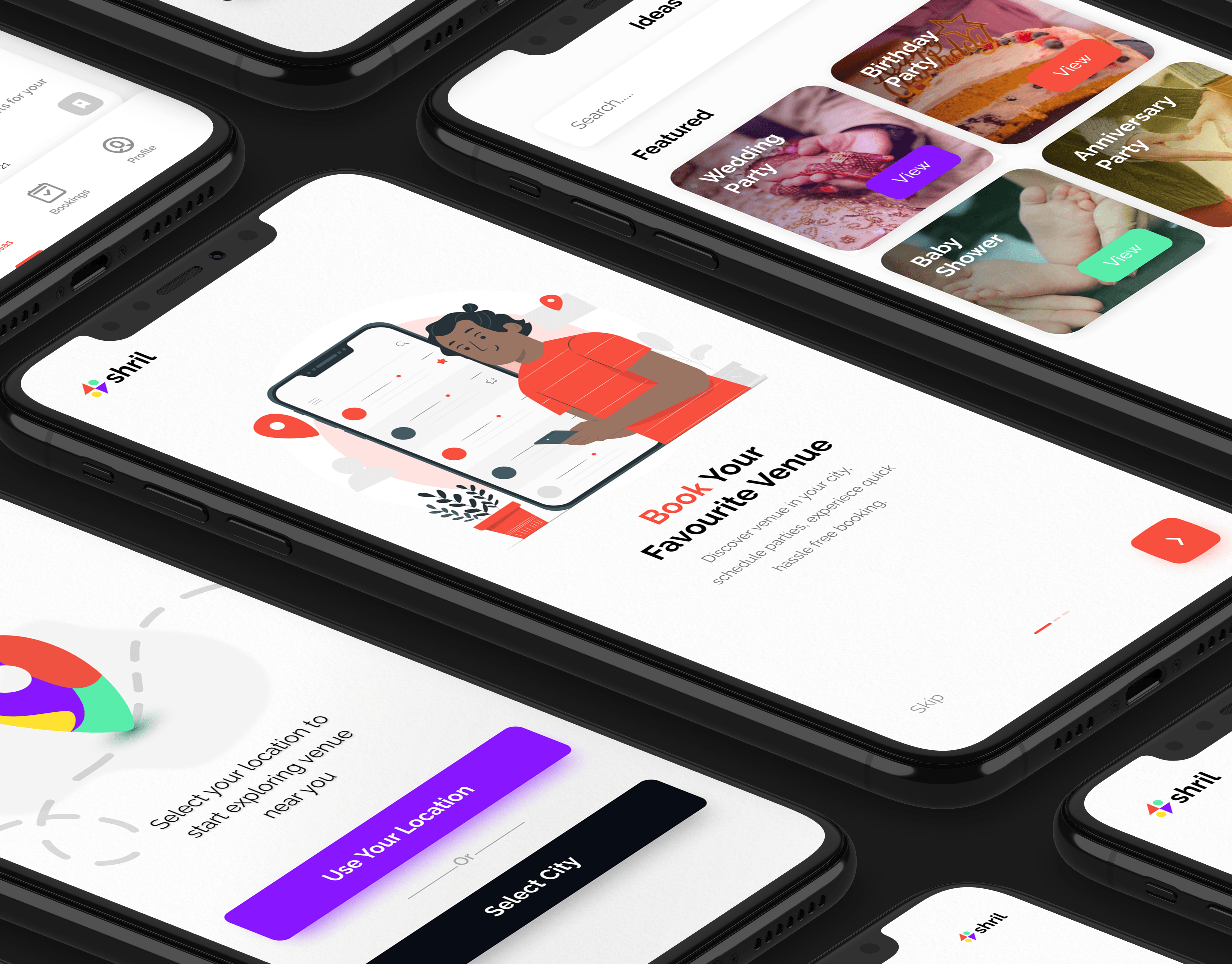 Shril: Venue Booking App cover