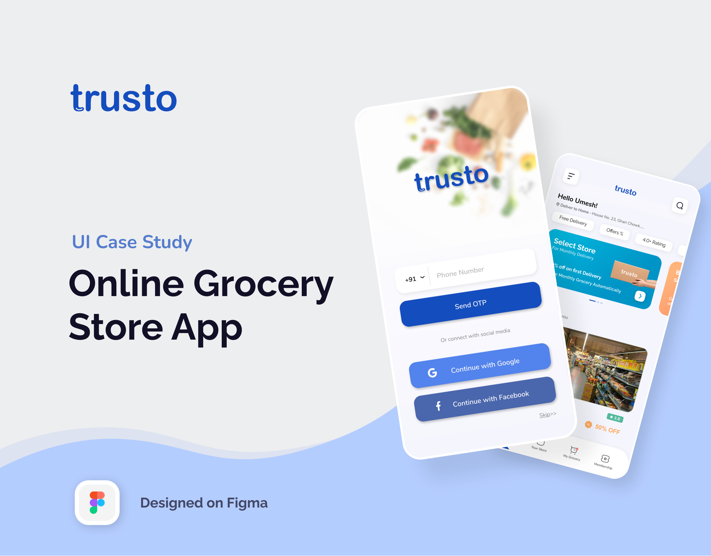 Trusto: Online Grocery Store App cover
