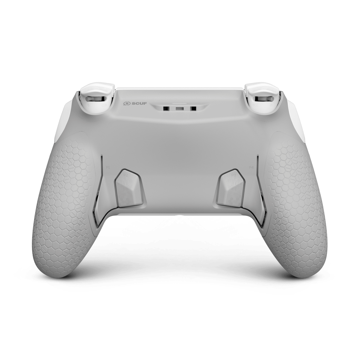 Back of the SCUF Omega Skyrroz showing its four rear paddles