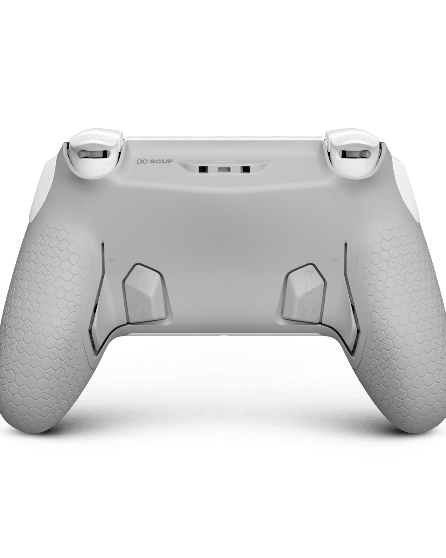 Back of the SCUF Omega Skyrroz showing its four rear paddles