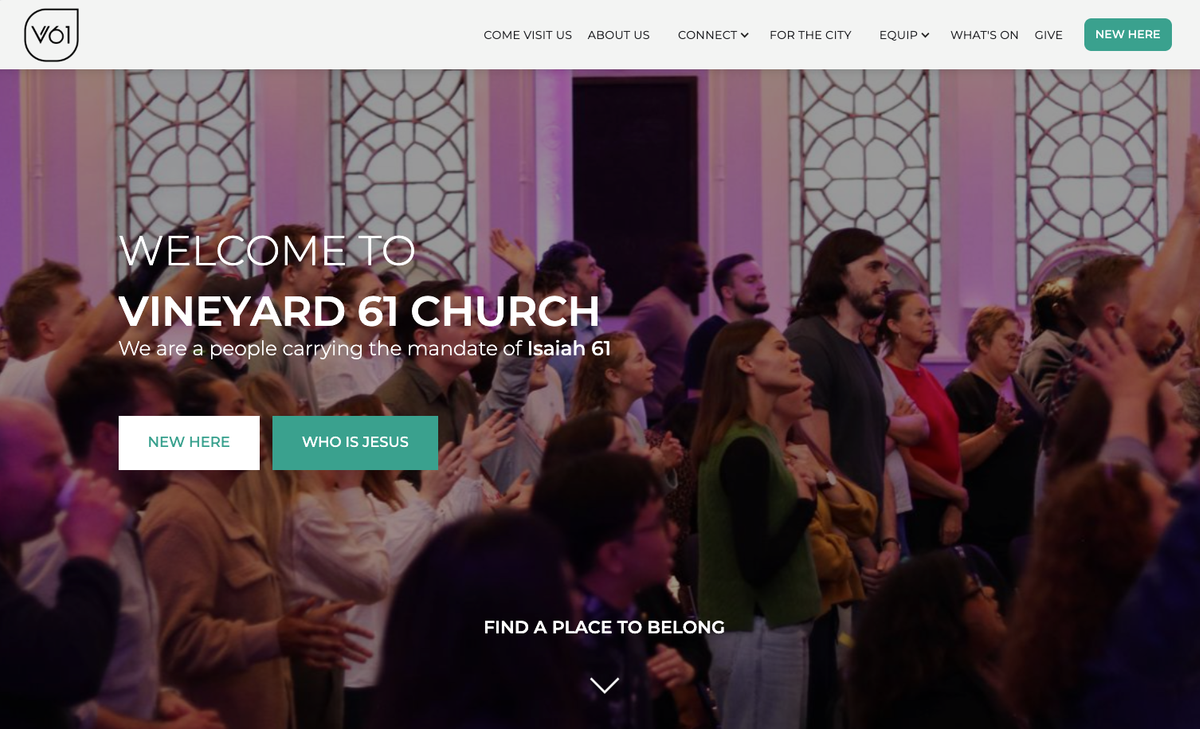 Vineyard 61 Home page