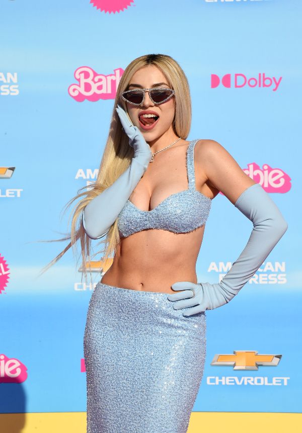 World Premiere Of "Barbie" - Arrivals LOS ANGELES, CALIFORNIA - JULY 09: Ava Max attends the World Premiere of "Barbie" at the Shrine Auditorium and Expo Hall on July 09, 2023 in Los Angeles, California. (Photo by Jon Kopaloff/Getty Images)