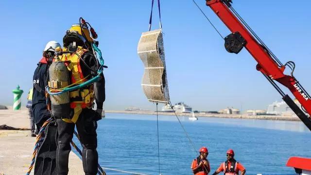 Порт Барселоны устанавливает искусственные рифы под водой