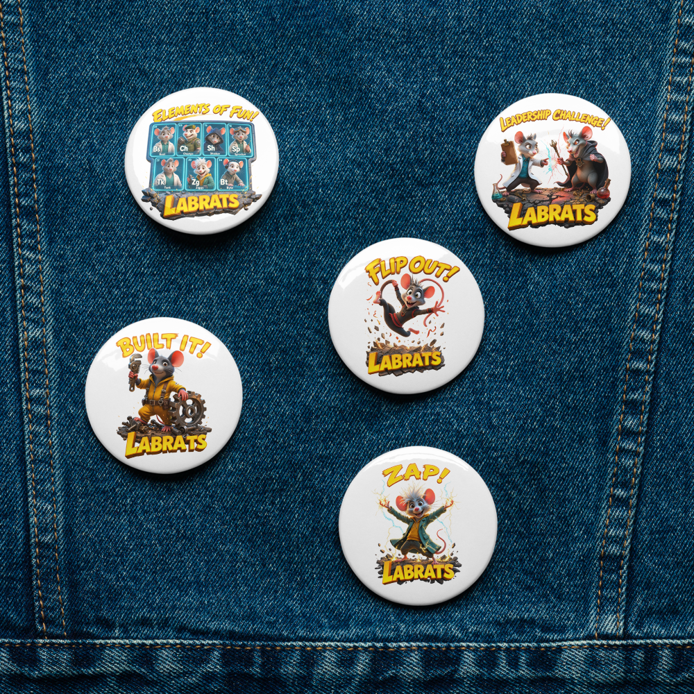 Badge Set 4 Pin Badge