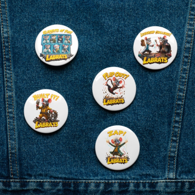 Badge Set 4 Pin Badge