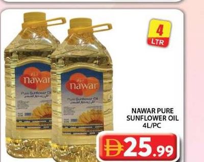 NAWAR PURE SUNFLOWER OIL 4L/PC
