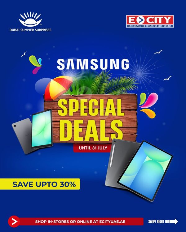 Special Deals from ECity until 31st July