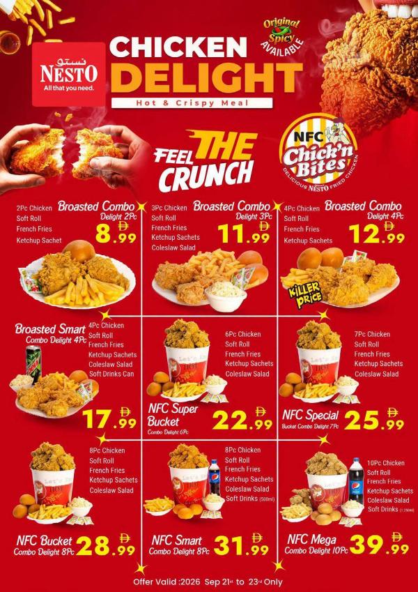 Chicken Delight from Nesto until 23rd September