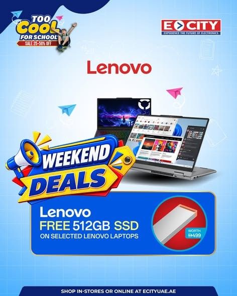 Weekend Deals from ECity until 31st August